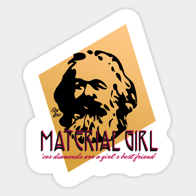 Material Girl: Diamonds Sticker by sqilow